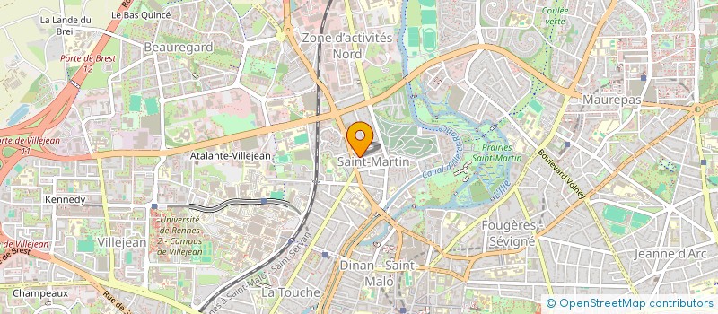 localisation de l'entreprise EJB  RENNES