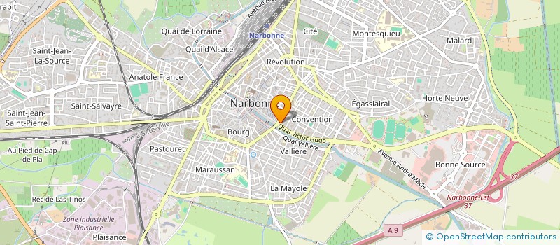 localisation de l'entreprise EJB HOLDING  NARBONNE