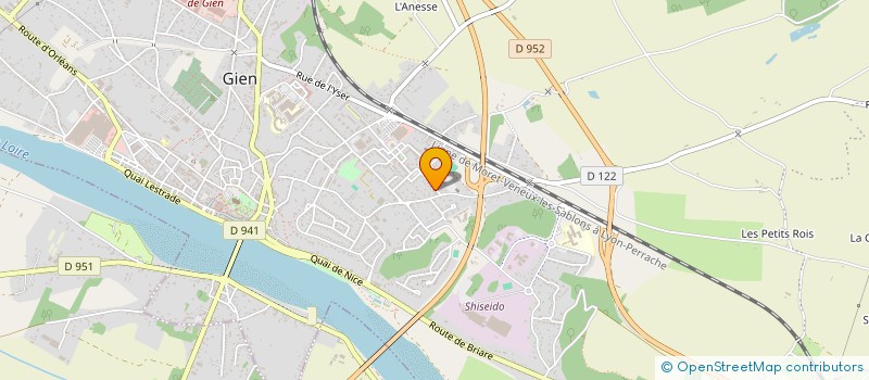 localisation de l'entreprise EJB MUSIQUE à GIEN