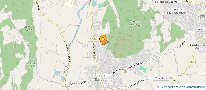 localisation de l'entreprise EJC  SAINT-PAUL-LES-ROMANS