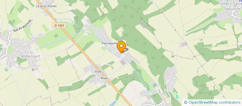 localisation de l'entreprise EJC BAT  PONCHON