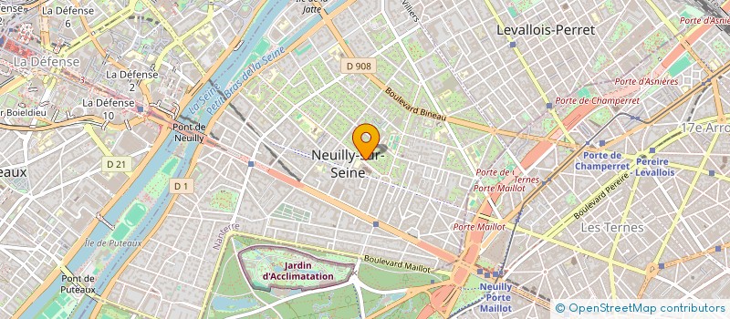 localisation de l'entreprise EJC BRAND CONSULTING à NEUILLY-SUR-SEINE
