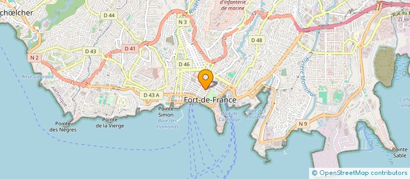 localisation de l'entreprise EJC CARAIBES à FORT-DE-FRANCE