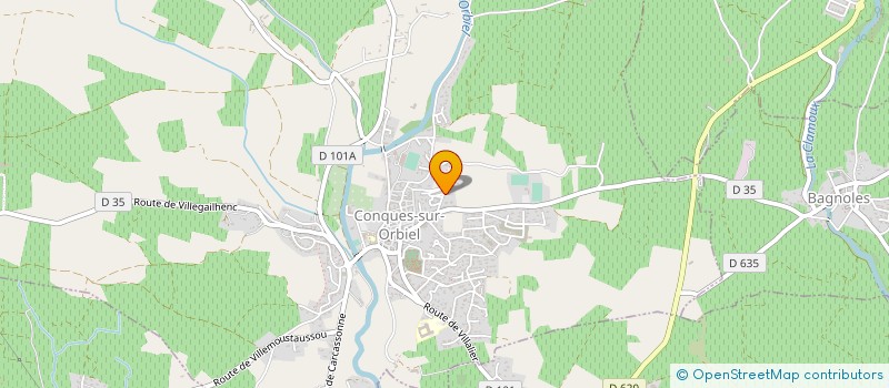 localisation de l'entreprise EJC SUD à CONQUES-SUR-ORBIEL