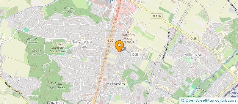 localisation de l'entreprise EJCHAN à LONGPONT-SUR-ORGE