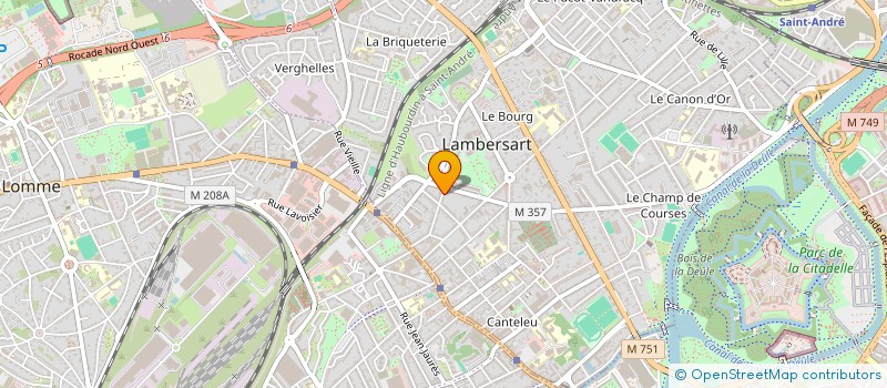 localisation de l'entreprise EJCL 122 à LAMBERSART