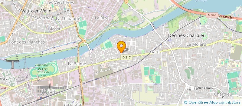 localisation de l'entreprise EJCONSULTING  DECINES-CHARPIEU