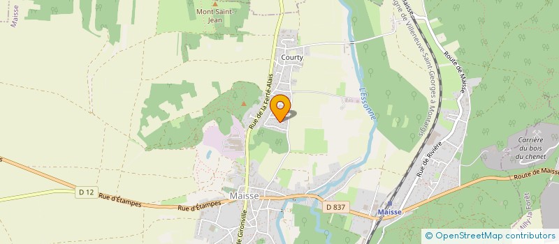 localisation de l'entreprise EJE  GIRONVILLE-SUR-ESSONNE