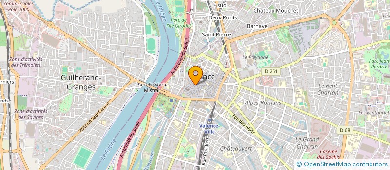 localisation de l'entreprise EJE-DESIGN à VALENCE