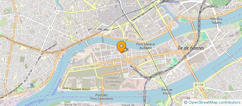 localisation de l'entreprise EJE INVEST à NANTES