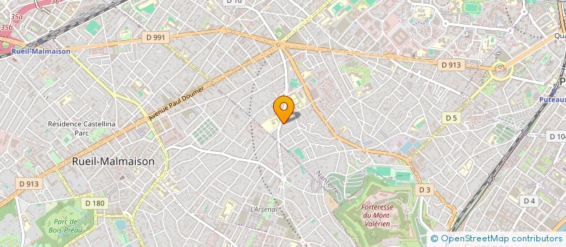 localisation de l'entreprise EJEED à NANTERRE
