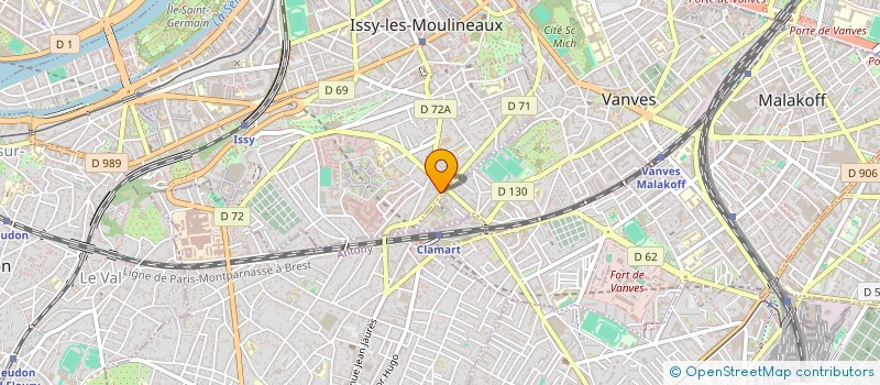 localisation de l'entreprise EJEL CONSEIL à ISSY-LES-MOULINEAUX