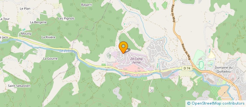 localisation de l'entreprise EJELOU INVESTISSEMENT à SAINTE-MAXIME