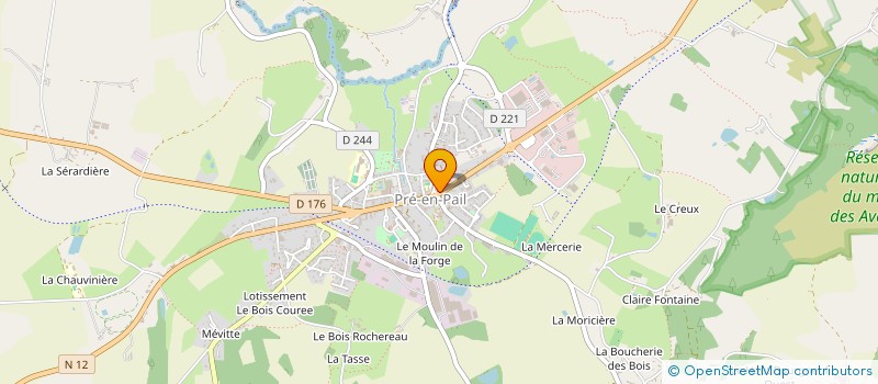 localisation de l'entreprise EJID ASSURANCES  PRE-EN-PAIL-SAINT-SAMSON