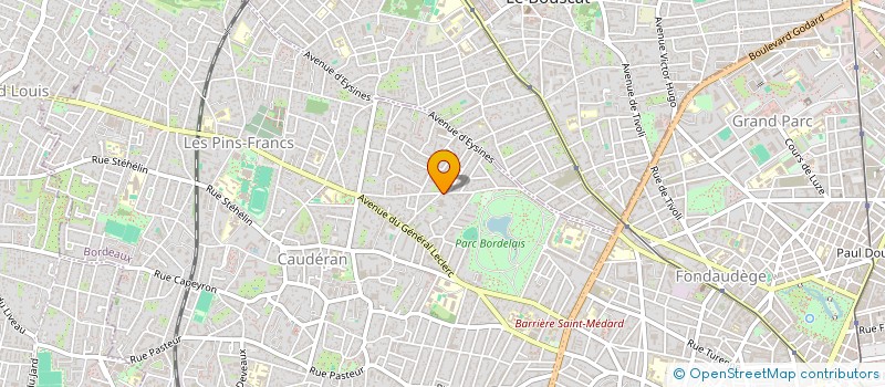 localisation de l'entreprise EJIM à BORDEAUX