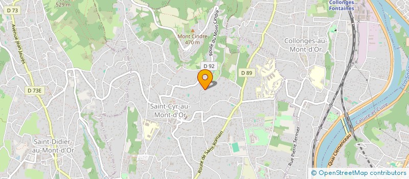 localisation de l'entreprise EJIX  SAINT-CYR-AU-MONT-D'OR