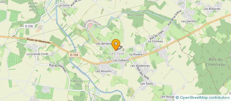 localisation de l'entreprise EJJ  LA CLISSE