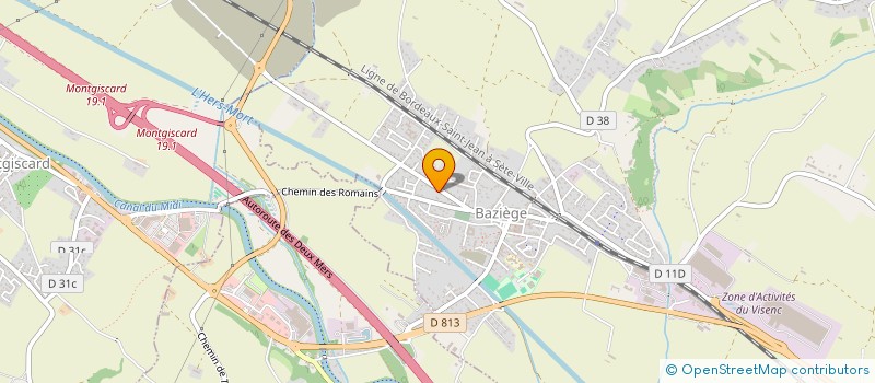 localisation de l'entreprise EJJEA  BAZIEGE