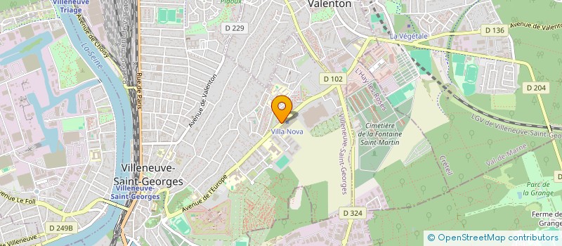 localisation de l'entreprise EJK SECURITE à VILLENEUVE-SAINT-GEORGES