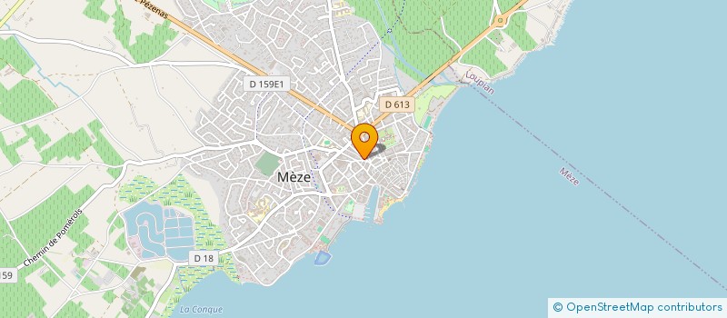 localisation de l'entreprise EJL à MEZE