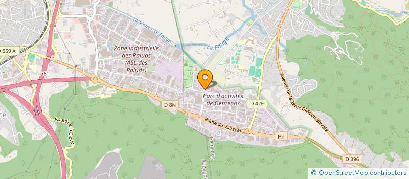 localisation de l'entreprise EJL DIFFUSION  GEMENOS