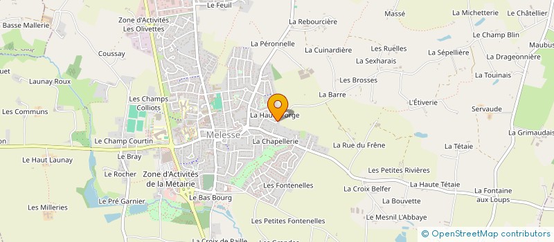 localisation de l'entreprise EJL IMMO  MELESSE