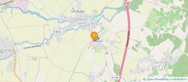 localisation de l'entreprise EJLR  RUFFEY-SUR-SEILLE