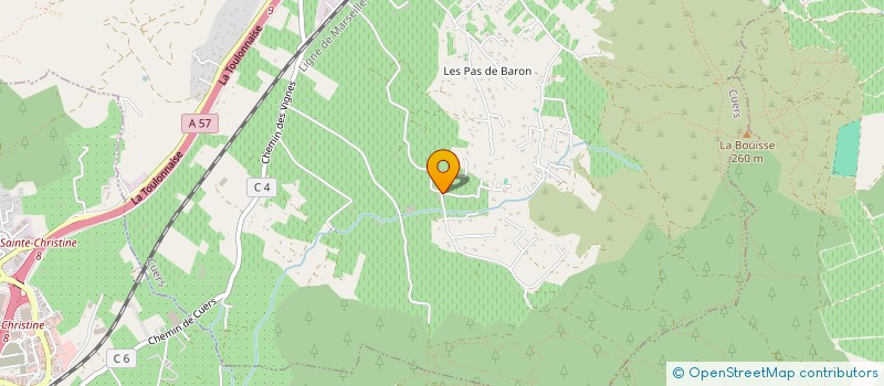 localisation de l'entreprise EJM  CUERS