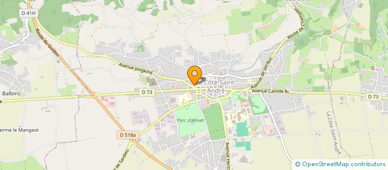 localisation de l'entreprise EJM  IZEAUX