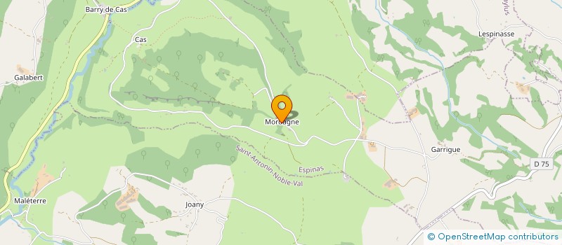 localisation de l'entreprise EJM  ESPINAS