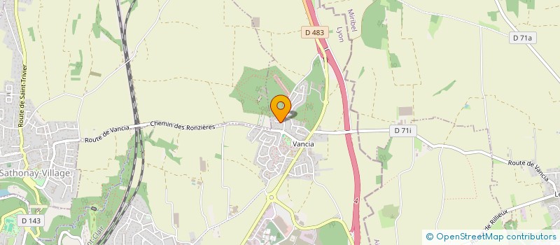 localisation de l'entreprise EJM - IMMOBILIER  RILLIEUX-LA-PAPE