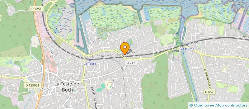 localisation de l'entreprise EJM IMMOBILIER à LA TESTE-DE-BUCH