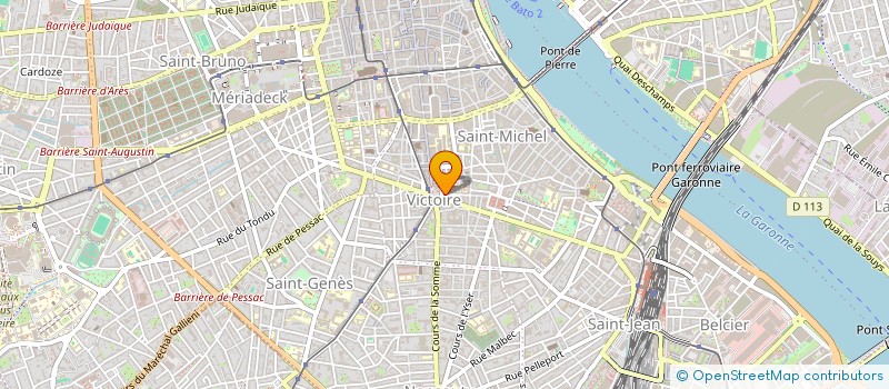 localisation de l'entreprise EJM IMMOBILIERE  BORDEAUX