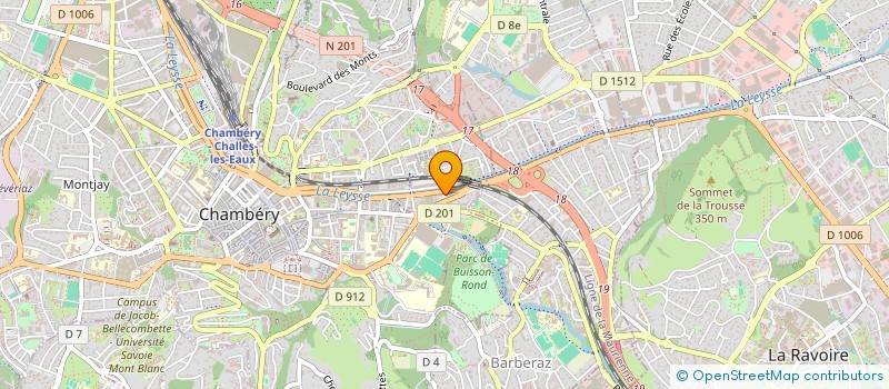 localisation de l'entreprise EJMF  CHAMBERY