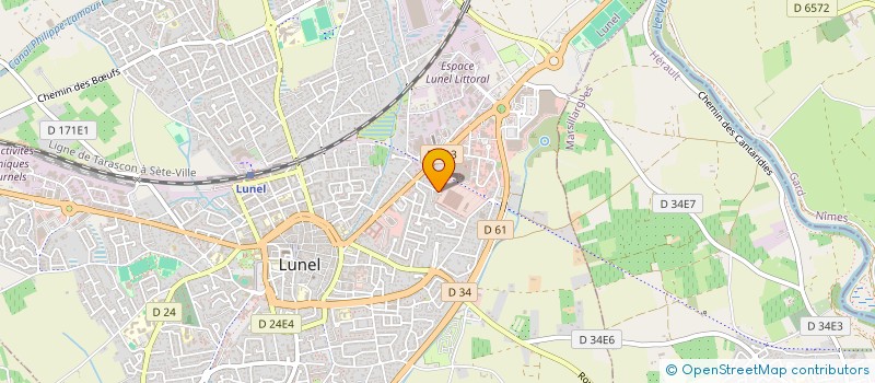 localisation de l'entreprise EJMS PROTECTION SECURITE à LUNEL