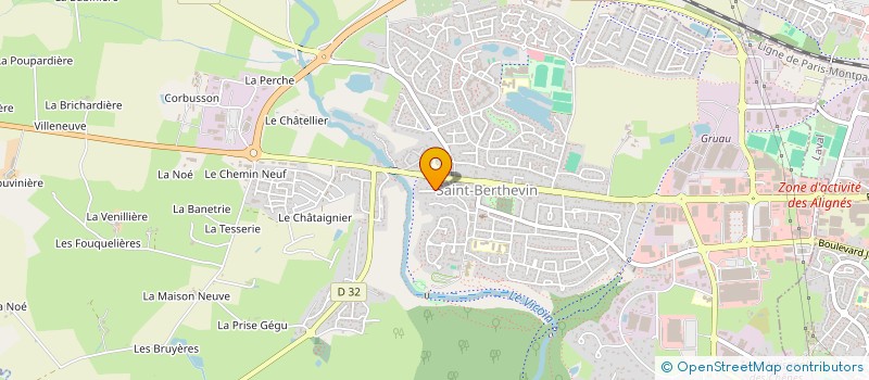 localisation de l'entreprise EJO  SAINT-BERTHEVIN