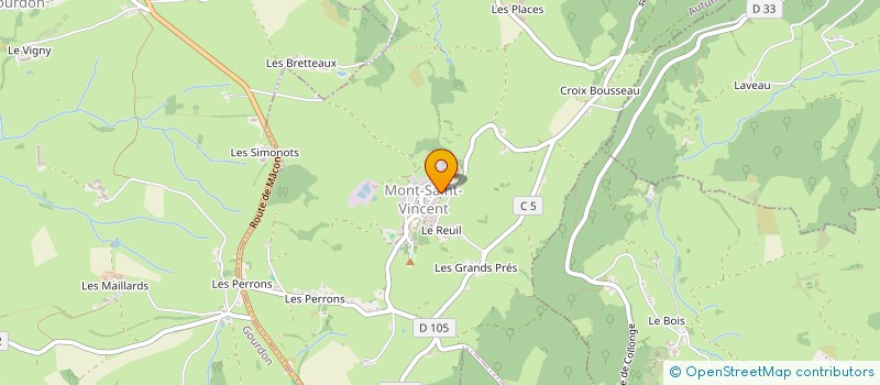 localisation de l'entreprise EJO COOPERATIVE  MONT-SAINT-VINCENT