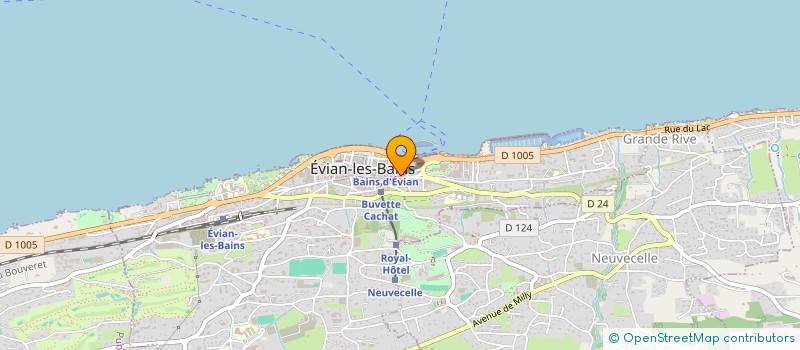localisation de l'entreprise EJOAH GROUPE  EVIAN-LES-BAINS