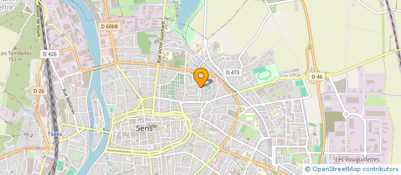 localisation de l'entreprise EJOFIL  SENS
