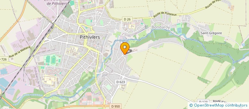 localisation de l'entreprise EJP IMMO  DADONVILLE