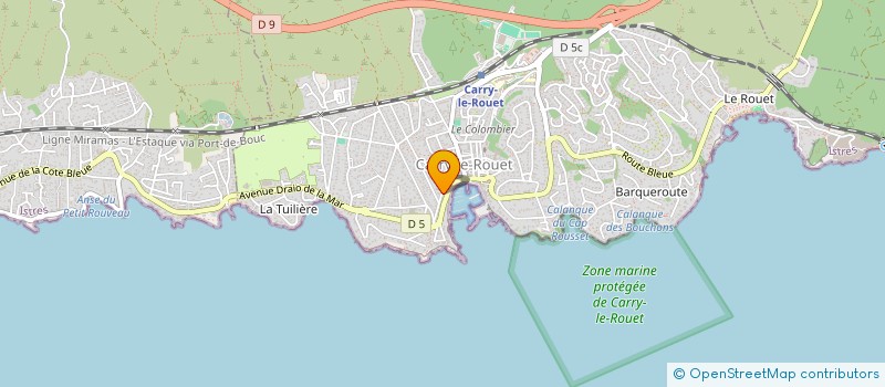 localisation de l'entreprise EJPD  CARRY-LE-ROUET