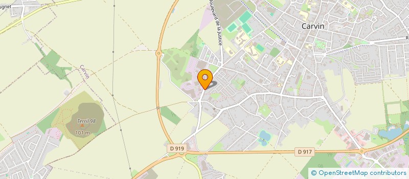 localisation de l'entreprise EJQ ET ASSOCIES  CARVIN