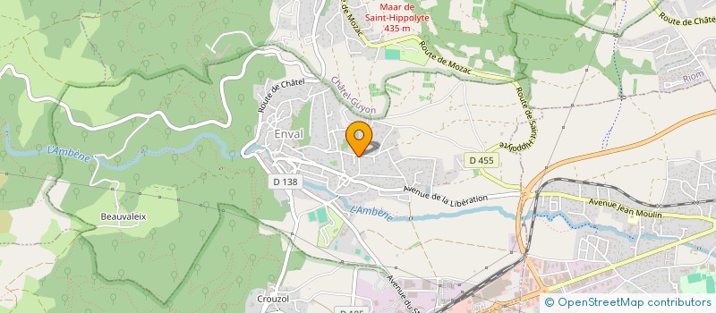 localisation de l'entreprise EJRA TECH & INVEST  ENVAL