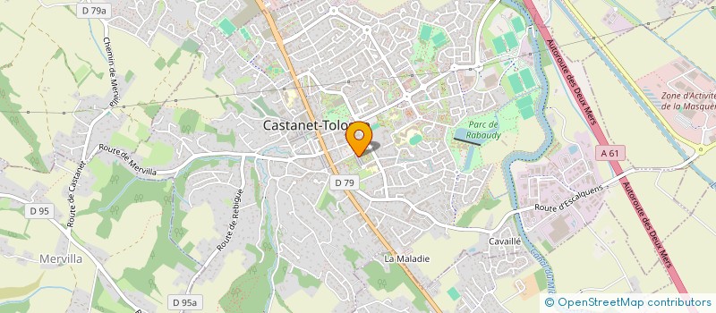 localisation de l'entreprise EJRS à CASTANET-TOLOSAN