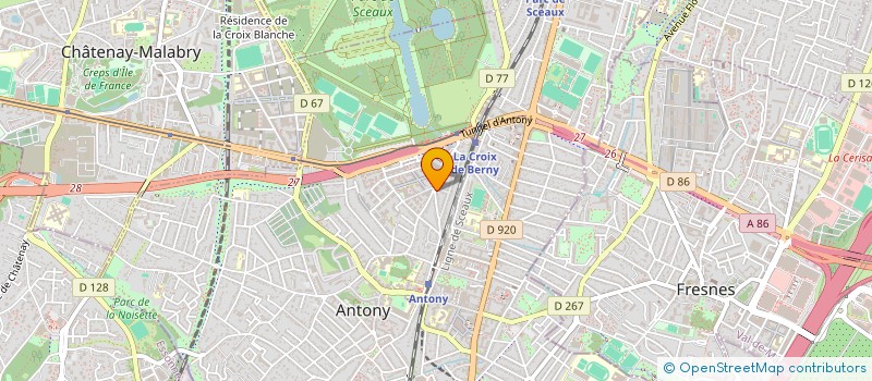 localisation de l'entreprise EJS CONSEIL à ANTONY