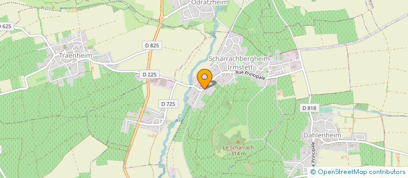 localisation de l'entreprise EJS ELECTRICITE JOHANN SCHWARTZ  ZEHNACKER