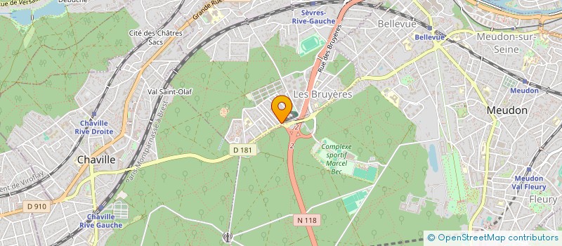 localisation de l'entreprise EJSL à SEVRES