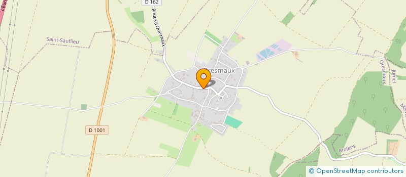 localisation de l'entreprise EJT  ORESMAUX