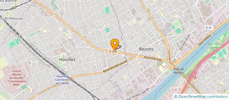 localisation de l'entreprise EJT78  HOUILLES