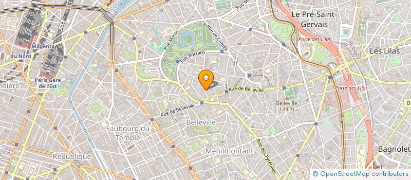 localisation de l'entreprise EJTEL  PARIS